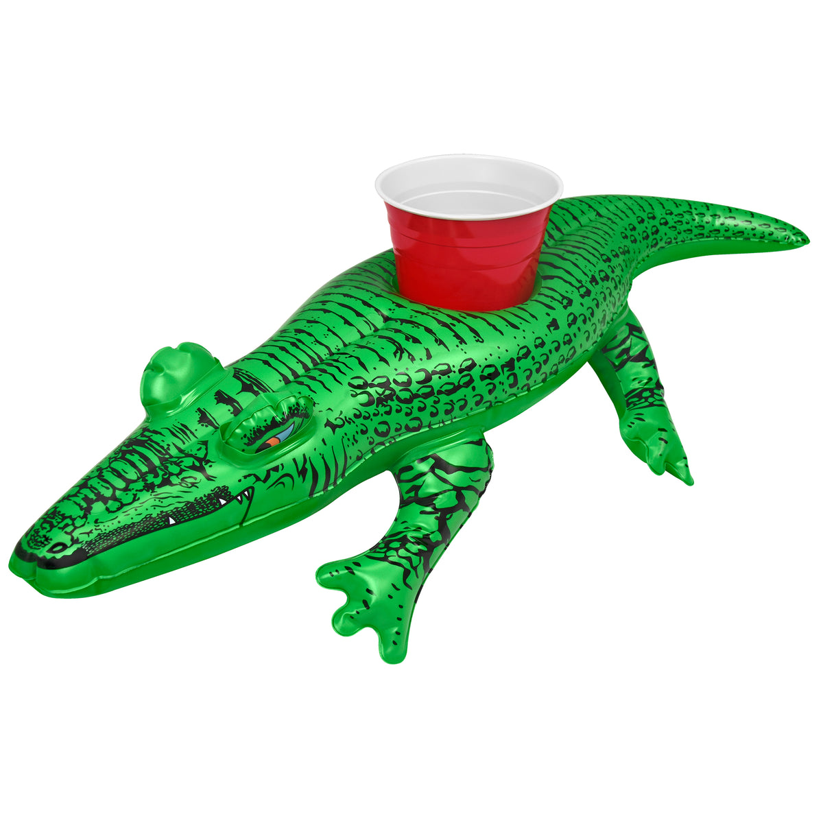 GoFloats Inflatable Drink Holders 3-Pack - Alligator – GoPong