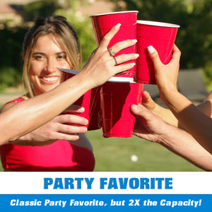 GoBig 36oz Giant Red Party Cups - 50-Pack
