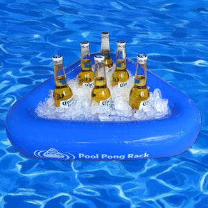 GoPong Pool Pong Rack Floating Beer Pong Set