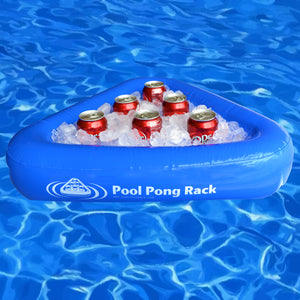 GoPong Pool Pong Rack Floating Beer Pong Set