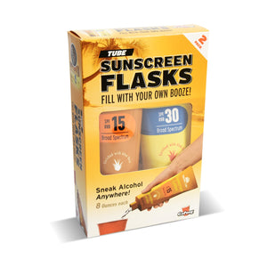 GoPong Hidden Sunscreen Alcohol Flask - 2-Pack