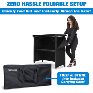 the fold fold foldable table set is shown with the fold foldable table