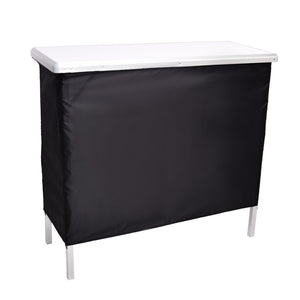 the black and white storage box is shown with the white top