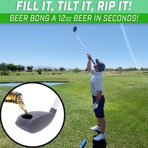 GoPong Beer Bomber Golf Club Beer Bong
