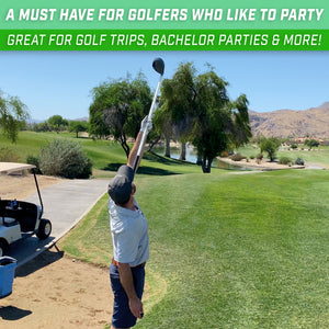 GoPong Beer Bomber Golf Club Beer Bong
