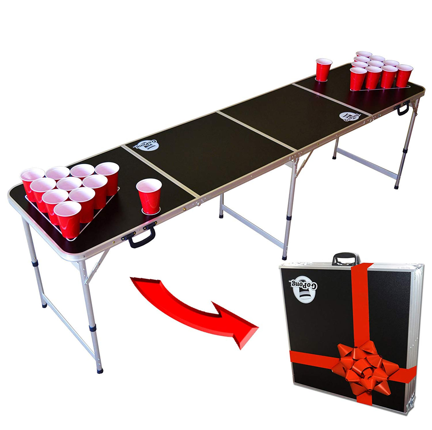 Gopong 8 Portable Folding Beer Pong Table