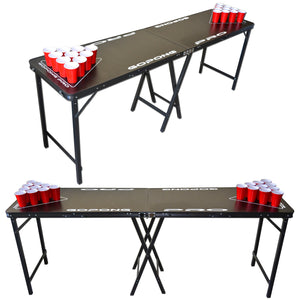 GoPong PRO 8' Premium Beer Pong Table - Black