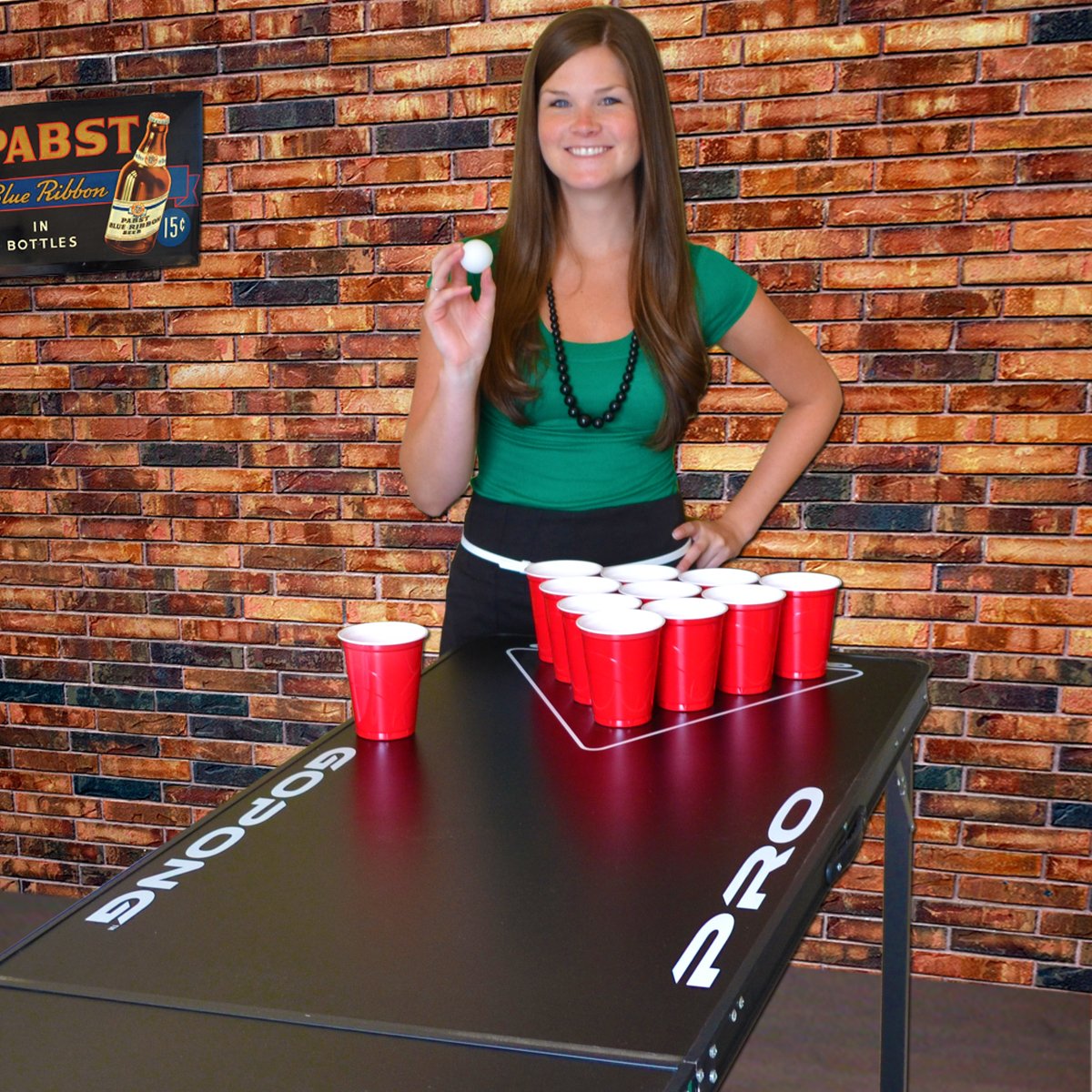 GoPong Beer Pong Table – 8 Foot Long – Tailgating Gear Store