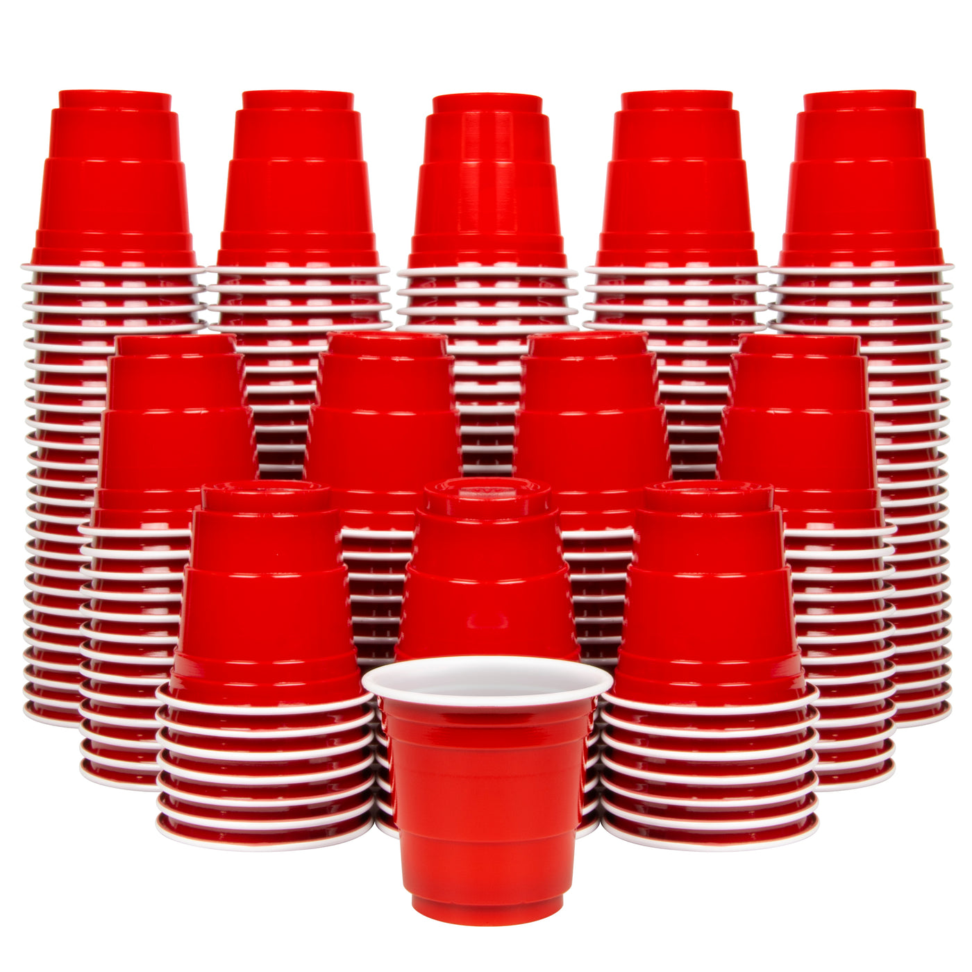 Red Party Cups (100-Pack) - Mounteen  Party cups, Red cup party, Red party