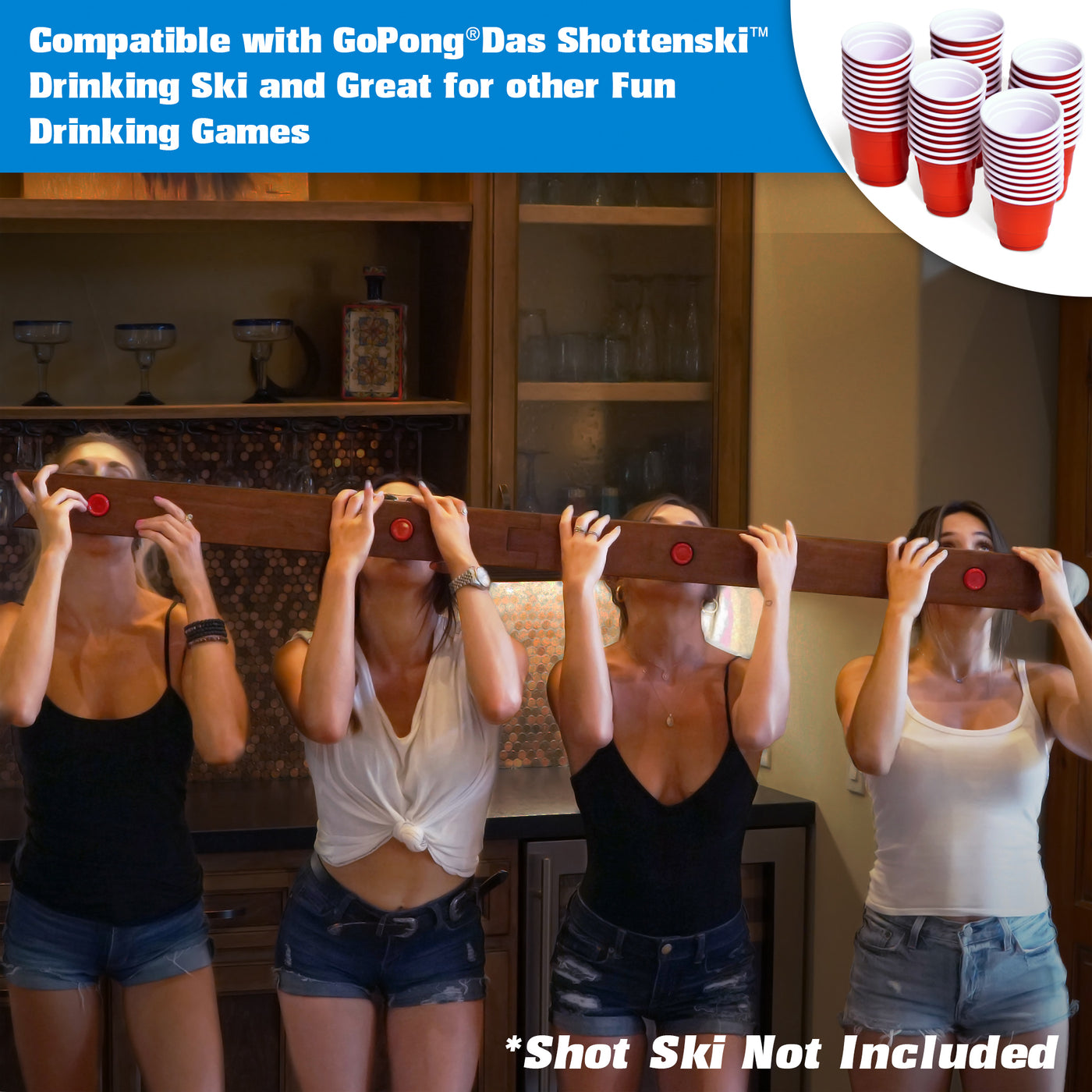 GoBig 36oz Giant Red Party Cups - 50-Pack – GoPong