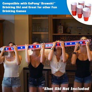 GoPong 6oz Red Party Cups - 16-Pack