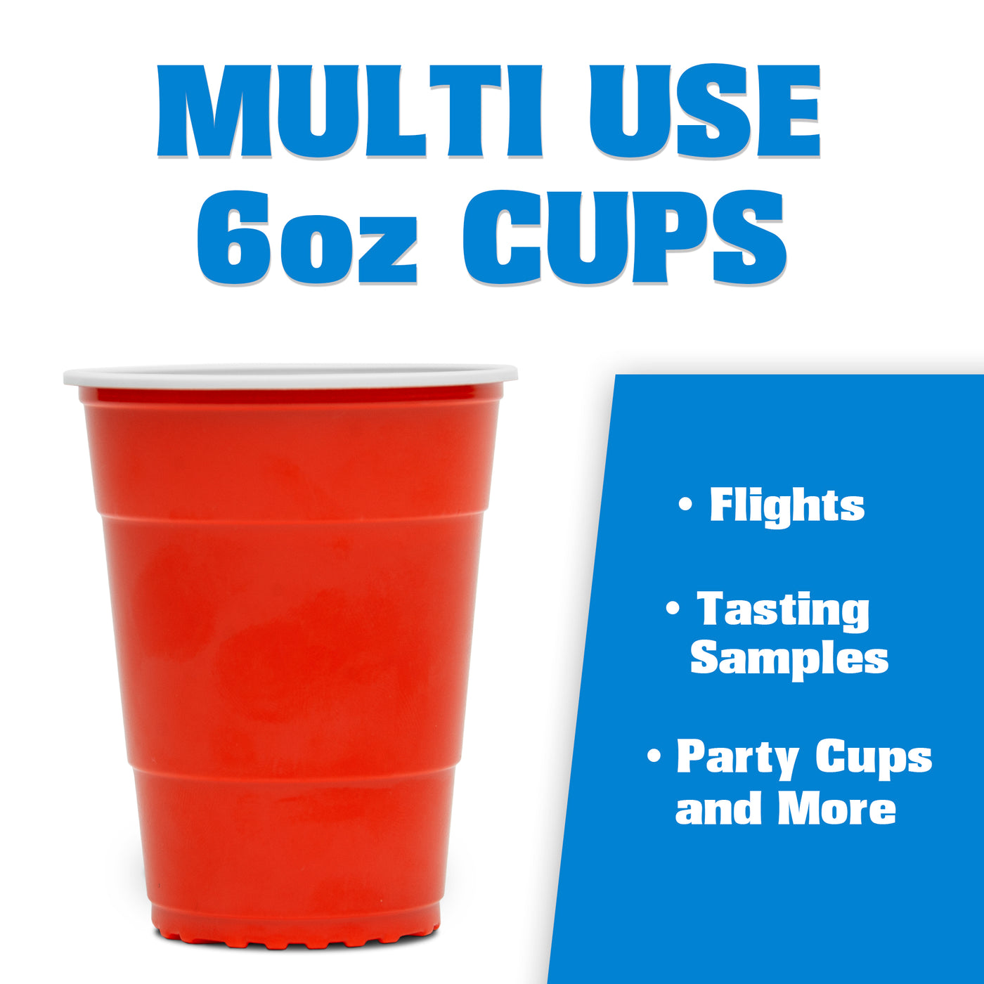 GoPong 6oz Red Party Cups - 160-Pack