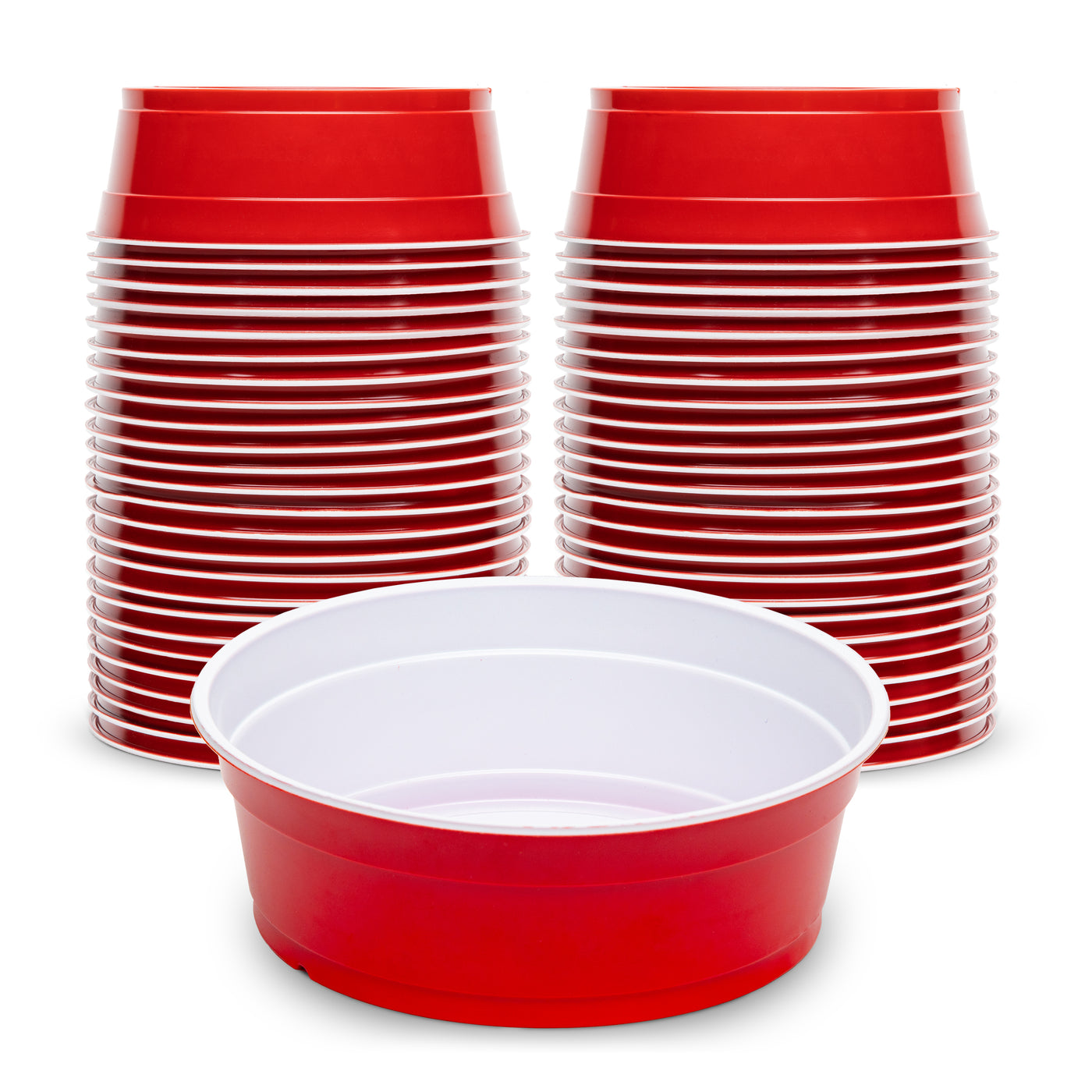 Red sales party glasses