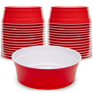 red plastic cups