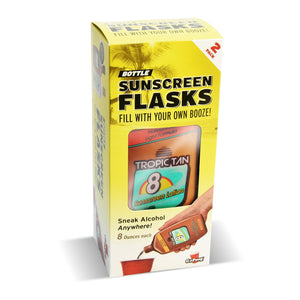 GoPong Sunscreen Flask - 2-Pack - Tropic Tan