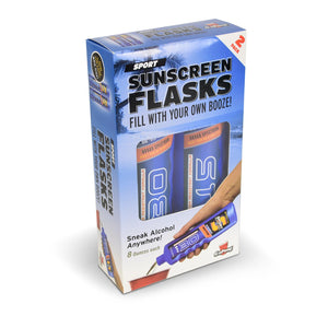 GoPong Sport Bottle Sunscreen Flask - 2-Pack