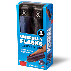 GoPong Rain or Shine Umbrella Flask - 2-Pack
