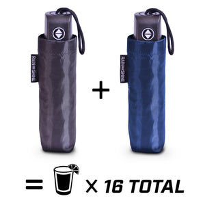 GoPong Rain or Shine Umbrella Flask - 2-Pack