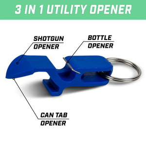 blue plastic 3 in 1 utility opener 