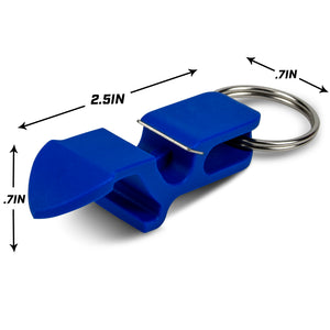 blue plastic opener with dimensions