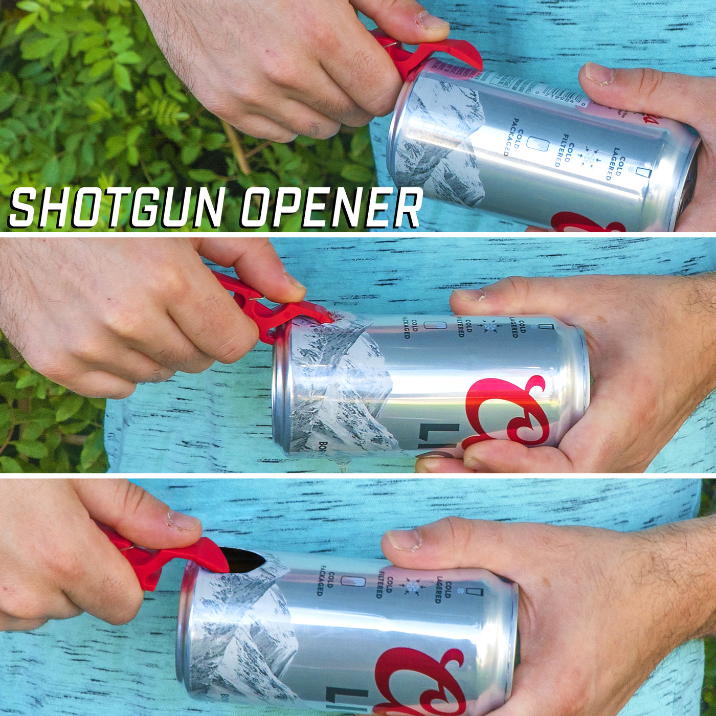 Portable Beer Hole Opener Innovative Shotgun Tool with Built in