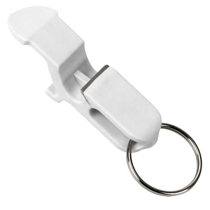 white plastic opener